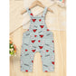 Baby Boys Girls Valentine’s Day Jumpsuit – Heart Print XOXO Coming Home Outfit