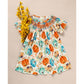 Toddler Baby Girl Pumpkin Smocked Dress – Fall Thanksgiving & Halloween Princess Outfit