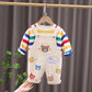 Boys’ Overalls Set – Casual Top & Dungarees Outfit for Kids
