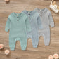 3-Pack Newborn Romper Set | Baby Boys & Girls Ribbed One-Piece Outfits