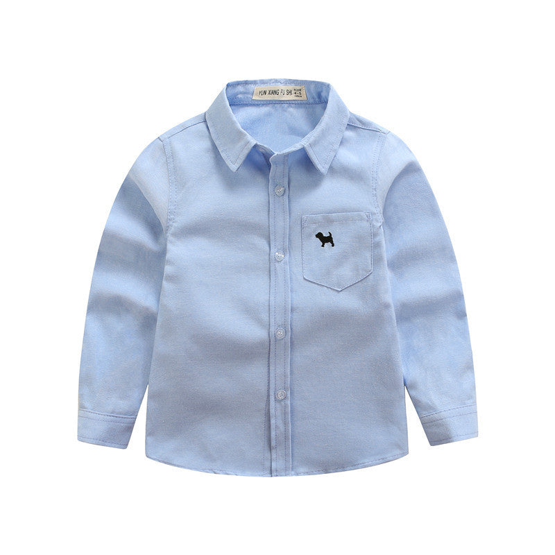 Boys Long-Sleeve Shirts – Casual Cotton Shirts for Children