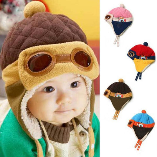 Winter Pilot Beanie Hat | Warm Aviator Style Cap with Ear Flaps