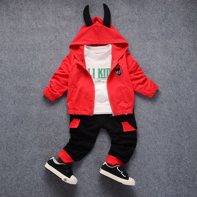 Boys' Autumn Three-Piece Suit – Stylish Children's Clothing for Boys, Formal & Casual Outfits