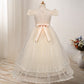 One-Shoulder Princess Flower Girl Dress – Elegant Costume for Parties & Weddings