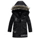 Boys Large Fur Collar Padded Warm Cotton Jacket – Winter Coat