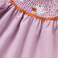 Baby Girl Halloween Dress – Ghost Embroidery with Headband Costume
