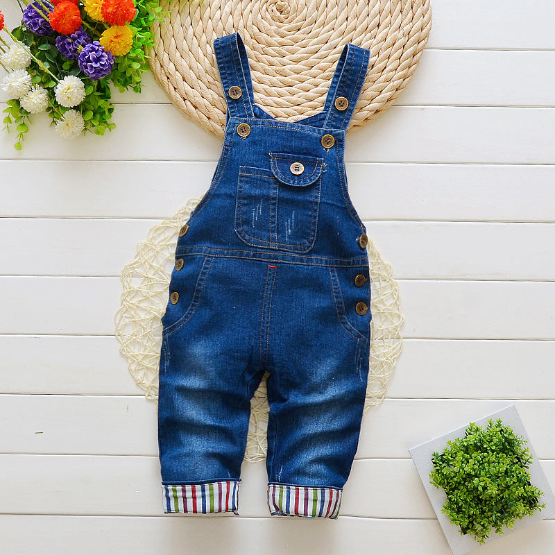 Kids Bib Jeans – Stylish Denim Overalls for Children’s Clothing