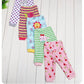 Kids Cartoon Print Leggings Set | 5-Piece Stretch Pants for Girls