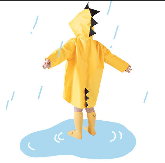Kids' Dinosaur Raincoat – Waterproof Jacket for Boys and Girls, Fun & Stylish Outerwear