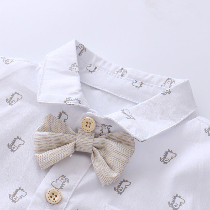 Baby Boy Gentleman Suit – Classic Formal Outfit for Infant Boys, Stylish Suit for Special Occasions