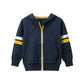 Baby Boy Zipper Sweater | Soft Zip-Up Knitwear for Infants