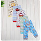 Kids Cartoon Print Leggings Set | 5-Piece Stretch Pants for Girls