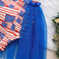 Baby Independence Day Bodysuit – Flag Pattern Sleeveless Bowknot Romper