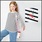 Girls’ Long-Sleeve T-Shirt – Sweet Cotton Bottoming Shirt for Big Kids