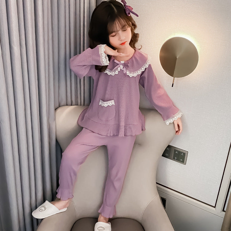 Girls' Autumn Suits – Stylish Western Style Children's Clothing Set