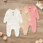 3-Pack Newborn Romper Set | Baby Boys & Girls Ribbed One-Piece Outfits