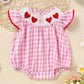 Infant Baby Girls Easter Bunny Smocked Dress – Embroidered Short Sleeve Summer Outfit
