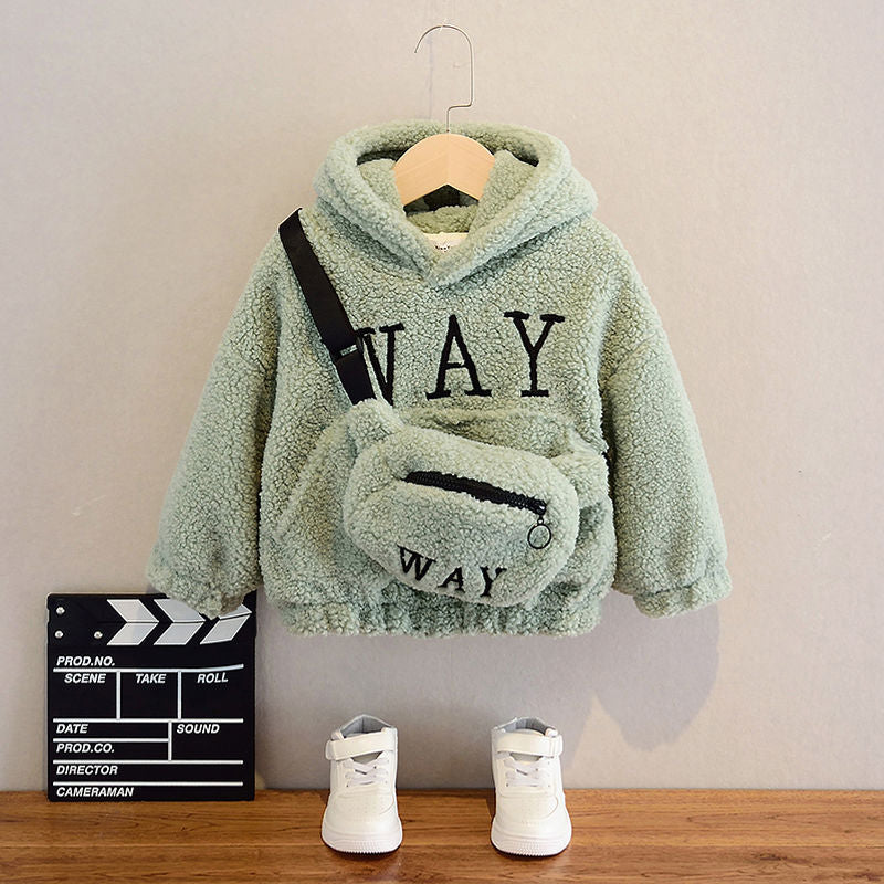 Kids Jacket with Hat – Warm Hooded Outerwear Set for Boys & Girls
