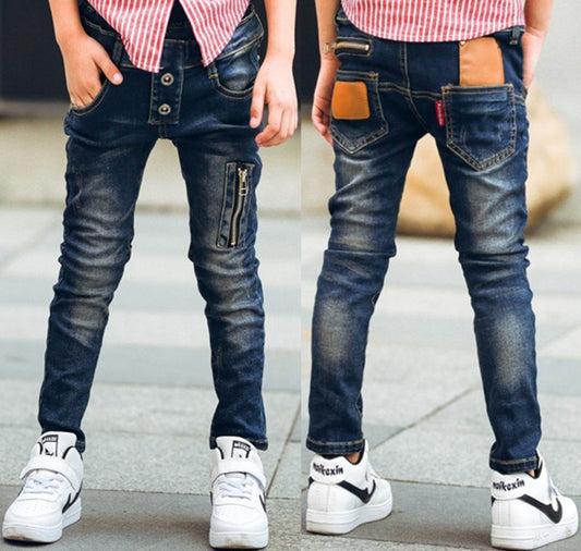 Boys Stretch Denim Pants – Comfortable & Stylish Jeans for Kids
