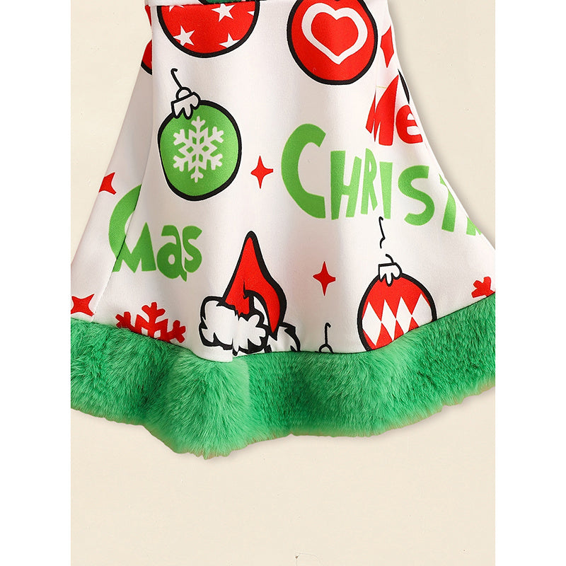 Toddler Baby Girls Christmas Outfit – Ruffle Long Sleeve Heart Print Top, Flared Pants & Headband Set