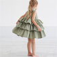 Girls Solid Color Sleeveless Dress – Simple Fashion for Small & Medium Kids