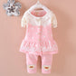 Baby Girl Tracksuit Set – 2-Piece Toddler Outfit with Top and Pants | BibiCola Kids Clothing