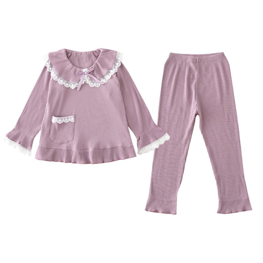 Girls' Autumn Suits – Stylish Western Style Children's Clothing Set