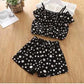 Girls' Summer Clothing Set – Big Bow T-Shirt & Shorts for Kids