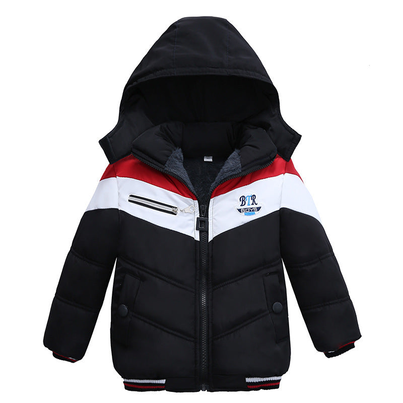 Boys’ Hooded Padded Jacket | Warm Winter Coat for Kids