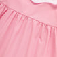 Toddler Baby Girl Spring Tulip Smocked Dress – Short Sleeve Princess Dress with Embroidery