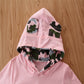 Girls Spring & Autumn Hooded Sweater Set – Camouflage 2-Piece Baby Outfit