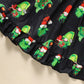 Toddler Baby Girl Christmas Dress Set – Long Sleeve Party Dress, Heart Print Vest Coat & Xmas Outfit