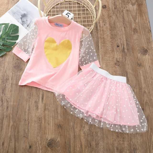 Girls' Summer Clothing Set – Big Bow T-Shirt & Shorts for Kids
