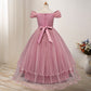 One-Shoulder Princess Flower Girl Dress – Elegant Costume for Parties & Weddings