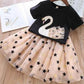 Girls' Summer Clothing Set – Big Bow T-Shirt & Shorts for Kids