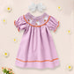 Baby Girl Halloween Dress – Ghost Embroidery with Headband Costume