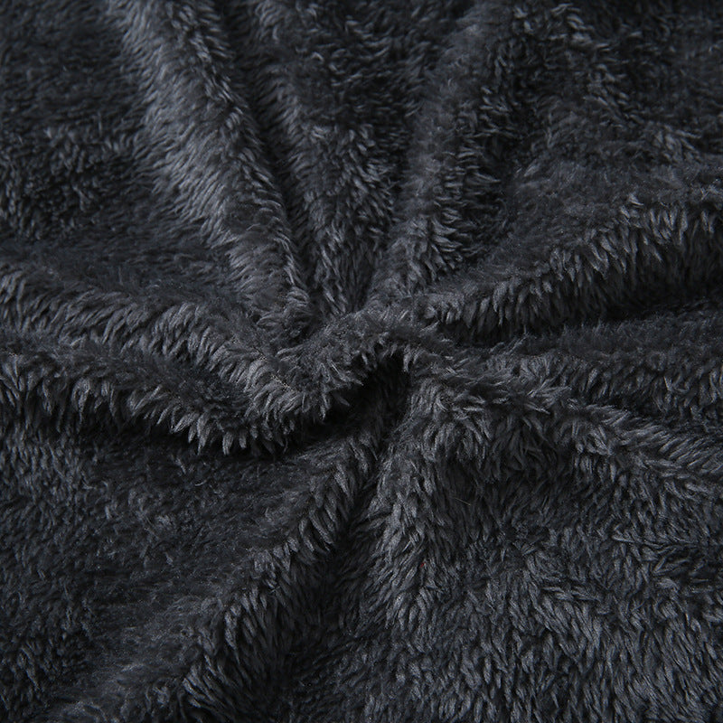 Boys Large Fur Collar Padded Warm Cotton Jacket – Winter Coat