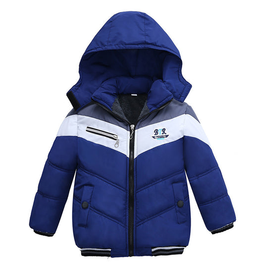 Boys’ Hooded Padded Jacket | Warm Winter Coat for Kids