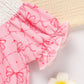 Baby Girl Bowknot Romper – “Daddy’s Girl” Letter Print Bubble Sleeve Jumpsuit