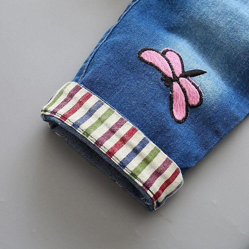 Kids Strap Jeans – Stylish Denim Pants for Boys & Girls