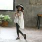 Girls Korean Style Shirt – Loose Swallowtail Fashion Top for Kids