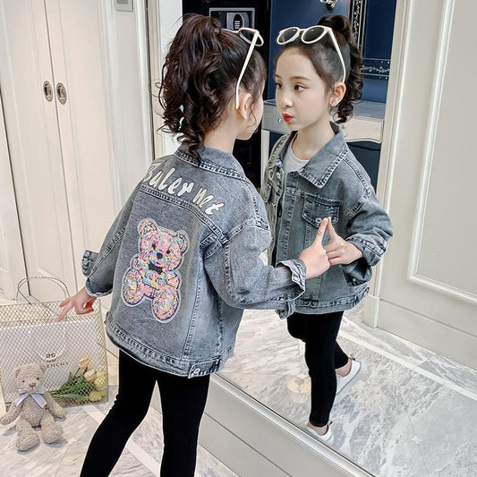 Cartoon Denim Jacket – Children’s Cute Tops & Outerwear