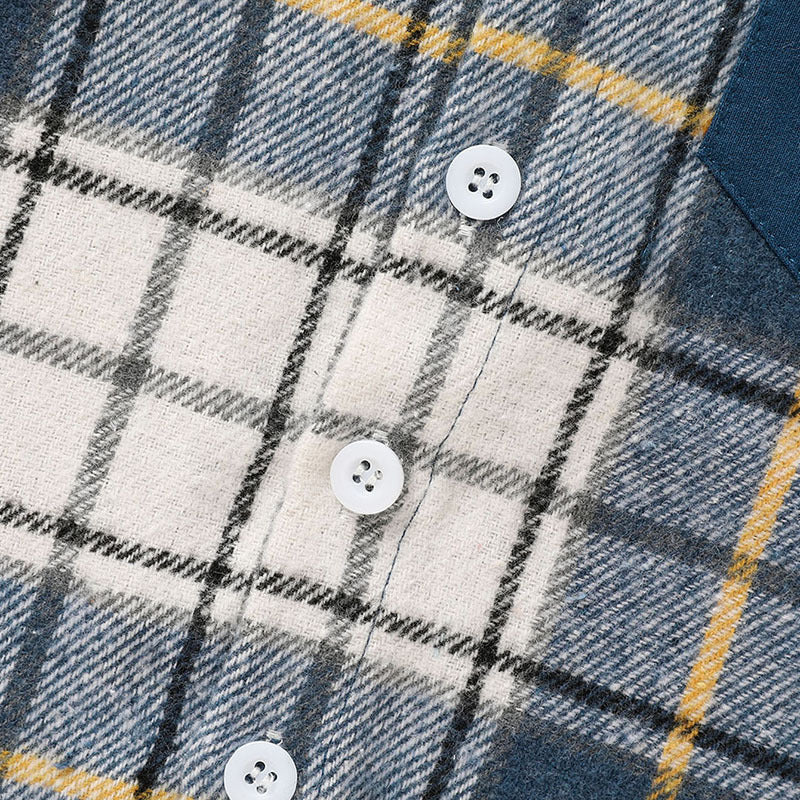 2-Piece Toddler Boy Outfit | Plaid Hoodie Sweatshirt & Pants Set
