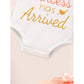3-Piece Newborn Baby Girl Outfit | Letter Romper, Tutu Skirt & Headband Set