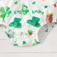 Newborn Baby Boy St. Patrick's Day Outfit – Clover Romper & Suspenders Pants Set