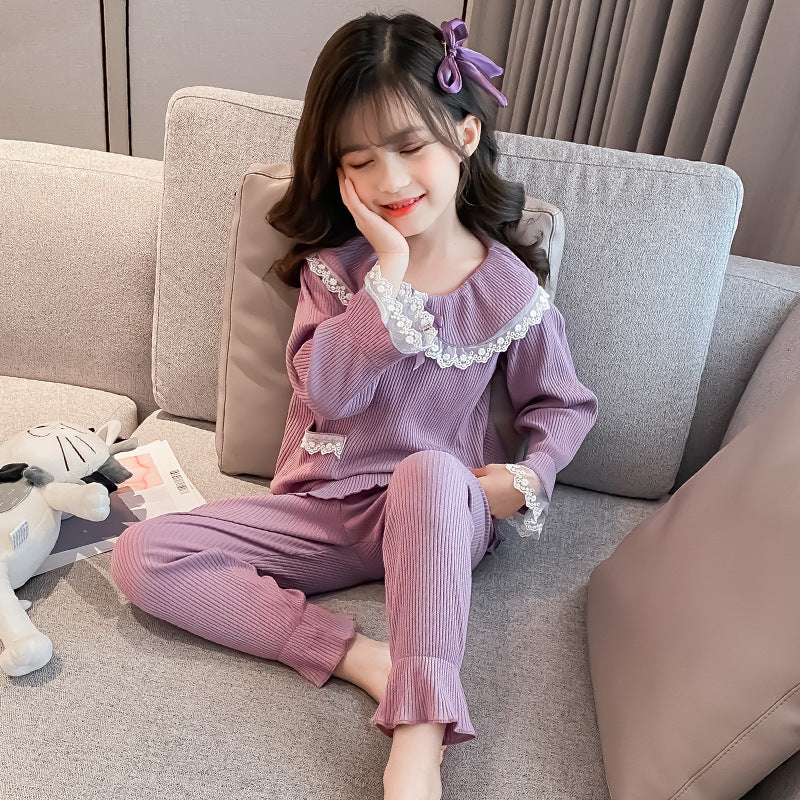 Girls' Autumn Suits – Stylish Western Style Children's Clothing Set