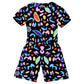 Girls' Short Sleeve Model Clothing – Stylish Summer Fashion Tops for Kids