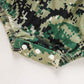 Baby Girl 4th of July Bodysuit – Camouflage Sleeveless Romper for Toddler & Infant