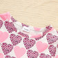 Toddler Girl Long Sleeve Heart Tulle Dress – Valentine & Birthday Party Outfit
