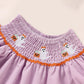 Baby Girl Halloween Dress – Ghost Embroidery with Headband Costume